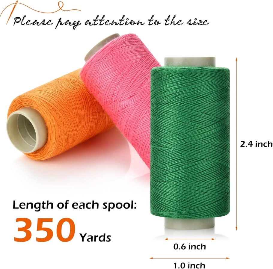 12 Color Sewing Thread Kit, Needle and Polyester Threads Small kit, with Needle Threader for Hand & Machine, DIY and Home - Image 2