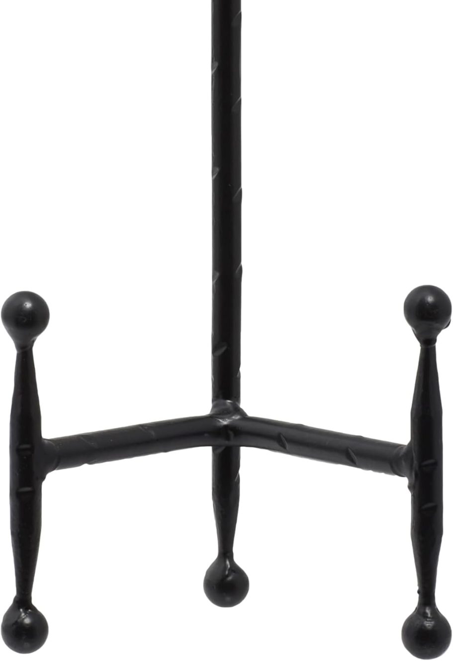Deco 79 Metal Display Easel Tabletop Easel with Ball Details, Set of 3 Display Stand 12", 10", 8"H, Black - Image 4