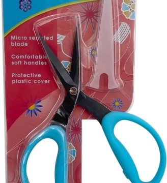 Karen Kay Buckley® Perfect Scissors™, Medium 6-inch #KKBPSM Micro-Serrated Non-Slip Blades for Appliqué, Fabric Trimming, Quilting, Sewing, Patchwork, Crafts. Sharp Blades Grip and Cut Many Layers