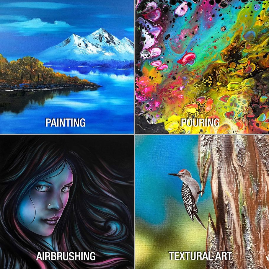 U.S. Art Supply Multi-Pack 6-Ea of 3x5, 4x6, 5x7 & 8x10 inch Professional Quality Small Artist Canvas Panel Board Assortment Pack (24 Total Panel Boards) - Image 7